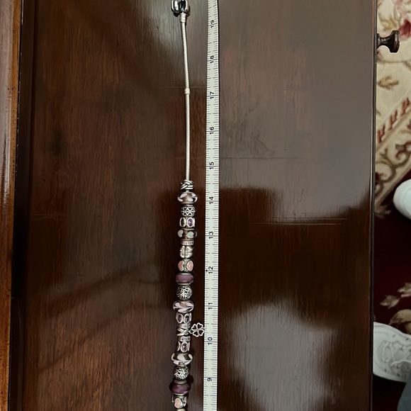 Pandora necklace with additional extension. - Picture 2 of 3